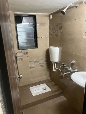 Bathroom in 2 BHK Apartment at Samarth Sai Seasons Sahara, Kalyan East – for Rent