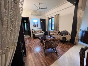Bedroom in 4 BHK Builder Floor at Panchsheel Enclave – for Rent