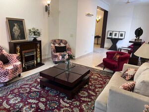 Bedroom in 4 BHK Builder Floor at Panchsheel Enclave – for Rent