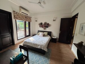 Bedroom in 4 BHK Builder Floor at Panchsheel Enclave – for Rent