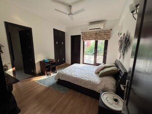 Bedroom in 4 BHK Builder Floor at Panchsheel Enclave – for Rent