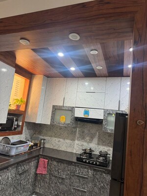 Kitchen in 3 BHK Apartment at Omaxe Heights, Sector 86 – for Sale