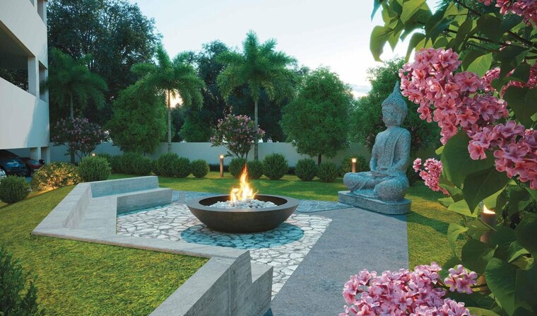 Garden, puraniks-mirai 2 Bedroom 593 Sq.Ft. Apartment In Kasarvadavali Thane 10463082