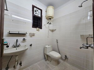 Bathroom in 2 BHK Builder Floor at Saket – for Rent