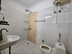 Bathroom in 2 BHK Builder Floor at Saket – for Rent