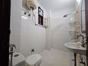 Bathroom in 2 BHK Builder Floor at Saket – for Rent