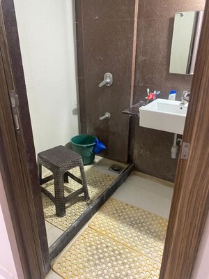 Bathroom in 2 BHK Apartment at Ganga Legend, Bavdhan – for Rent