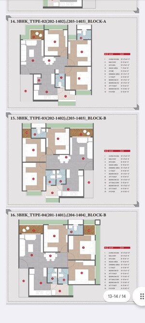 Floor Plan in 3 BHK Apartment at Samsara Kalpavriksh, Sabarmati – for Sale