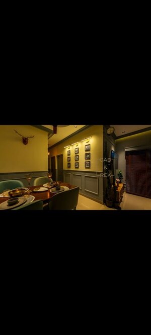 Living Room in 3 BHK Apartment at Godrej Garden City, Jagatpur – for Rent