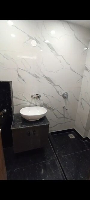 Bathroom in 3 BHK Builder Floor at Vasant Kunj Enclave – for Rent