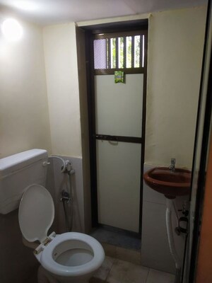 Bathroom in  Office Space at Squarefeet Centura Square, Wagle Industrial Estate – for Rent