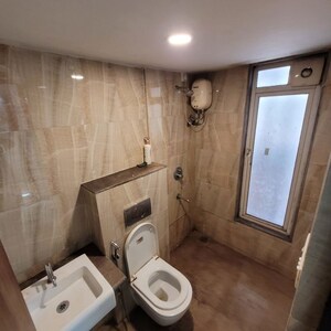 Bathroom in 1 BHK Apartment at Lodha Amara, Kolshet Road – for Rent
