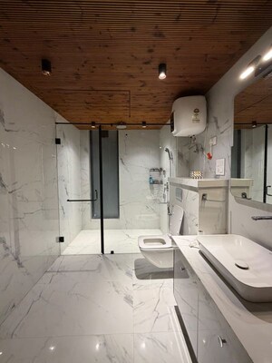 Bathroom in 6 BHK Penthouse at Sushant Lok ii – for Rent
