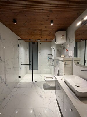 Bathroom in 6 BHK Penthouse at Sushant Lok ii – for Rent