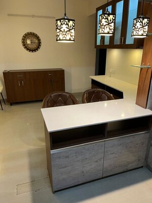 Kitchen in 3 BHK Apartment at Ramprastha City The View, Sector 37d – for Rent