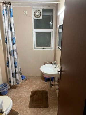 Bathroom in 3 BHK Apartment at Ramprastha City The View, Sector 37d – for Rent
