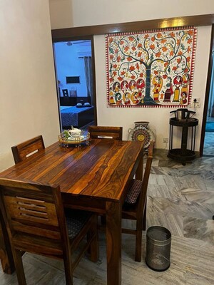 Bedroom in 3 BHK Builder Floor at Vasant Vihar – for Rent