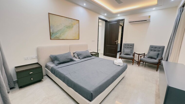 Bedroom, anand niketan 3.5 Bedroom 2700 Sq.Ft. Apartment In Anand Niketan Delhi 10463416