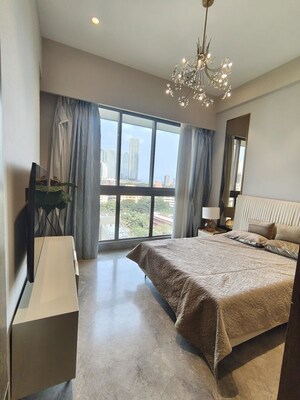 Living Room in 3 BHK Apartment at Prestige Jasdan Classic, Mahalaxmi – for Rent