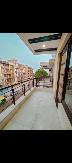 Balcony in 4 BHK Builder Floor at Vasant Vihar – for Rent