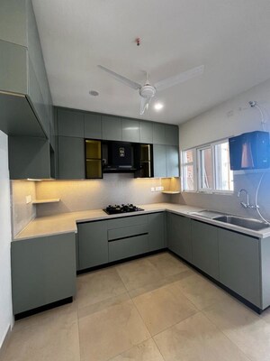 Kitchen in 3.5 BHK Apartment at Prestige Tranquil, Kokapet – for Rent