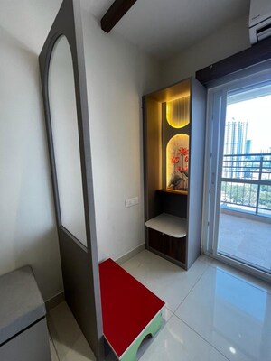 Building Lobby in 3.5 BHK Apartment at Prestige Tranquil, Kokapet – for Rent