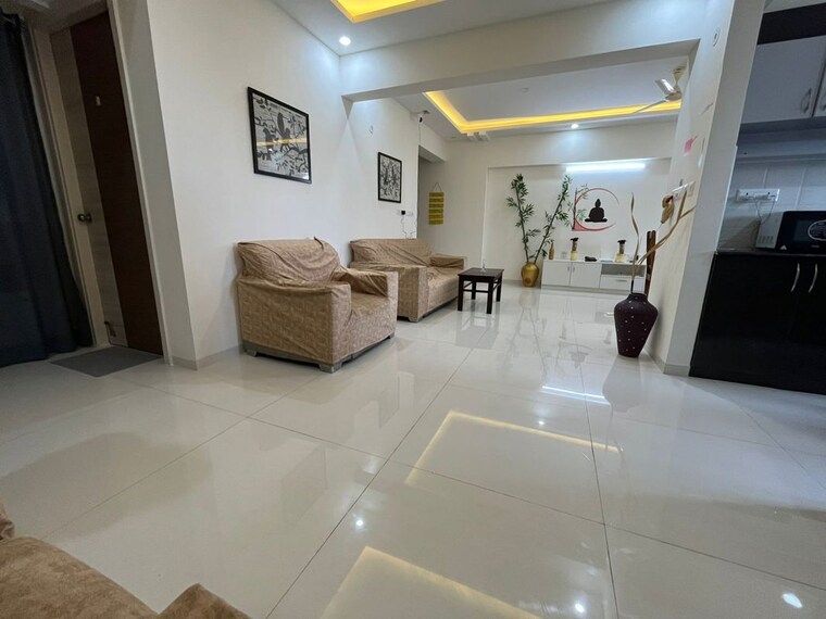 Living Room, ds-max-skycity 3 Bedroom 2019 Sq.Ft. Apartment In Thanisandra Bangalore 10463458