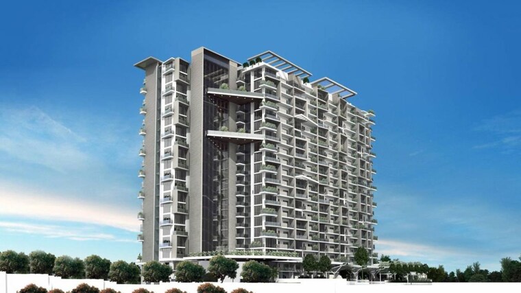 Exterior View, ds-max-skycity 3 Bedroom 2019 Sq.Ft. Apartment In Thanisandra Bangalore 10463458