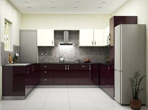 Kitchen in 3 BHK Apartment at DS Max Skycity, Thanisandra – for Sale