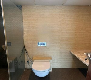 Bathroom in 4 BHK Apartment at Ajmera Zeon, Bhakti Park – for Rent