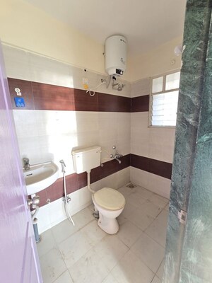Bathroom in 2.5 BHK Apartment at Kharadi – for Rent