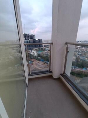 Balcony in 3 BHK Apartment at Runwal The Central Park, Chinchwad – for Rent