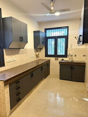 Kitchen in 3 BHK Builder Floor at Kalkaji – for Rent