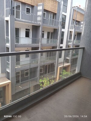 Balcony in 2.5 BHK Apartment at Smart World Orchard, Sector 61 – for Rent