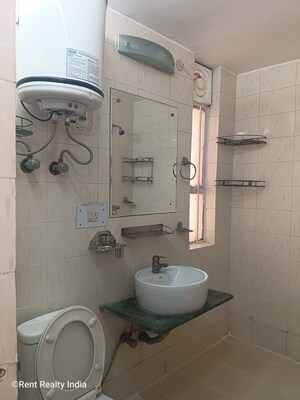 Bathroom in 2 BHK Apartment at Vasant Kunj – for Rent