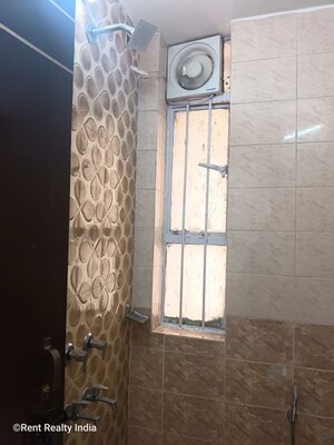Bathroom in 2 BHK Apartment at Vasant Kunj – for Rent