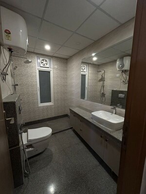 Washroom in 3 BHK Apartment at ABA Ivy County, Sector 75 – for Rent