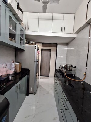 Kitchen in 1 BHK Apartment at Supreme Imperial, Borivali West – for Sale