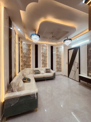 Living Room in 3 BHK Builder Floor at Uttam Nagar West – for Sale