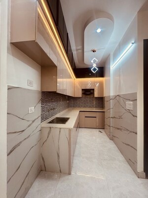 Kitchen in 3 BHK Builder Floor at Uttam Nagar West – for Sale