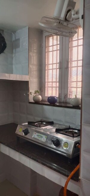 Kitchen in 1 RK Builder Floor at Aman Vihar – for Rent