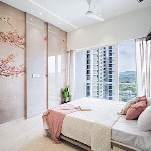 Bedroom in 4 BHK Apartment at Lodha Fiorenza, Goregaon East – for Sale
