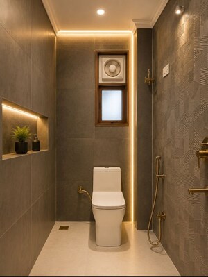 Bathroom in 4 BHK Builder Floor at Khirki Extension – for Sale