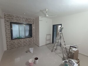 Living Room in 1 BHK Apartment at Kopar Khairane – for Rent