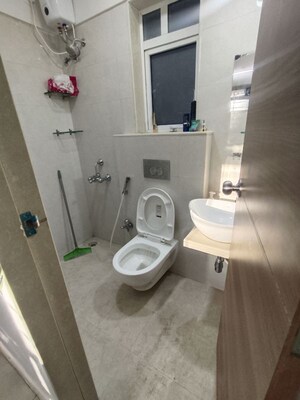 Bathroom in 1 BHK Apartment at JP Eminence, Andheri West – for Rent