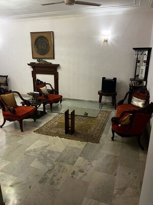 Living Room in 4 BHK Builder Floor at Vasant Vihar – for Rent