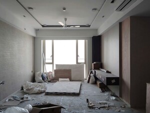Living Room in 3 BHK Apartment at Lodha The World Towers World One Tier 2, Worli – for Rent