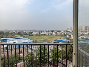 Balcony in 2 BHK Apartment at Panchsheel Greens, Sector 16 Greater Noida – for Rent