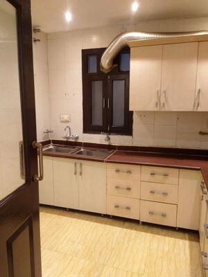 Kitchen in 3 BHK Builder Floor at East Of Kailash – for Rent