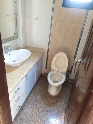 Attached Bathroom in 3 BHK Builder Floor at East Of Kailash – for Rent